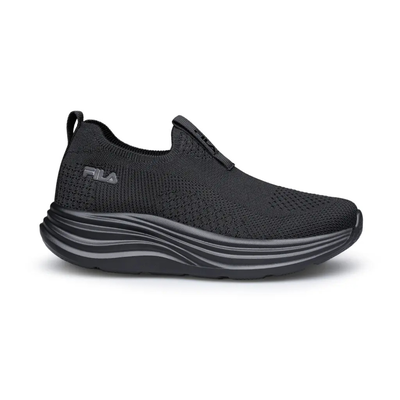 Fila flow easyfit memory running men shoes black 1ag61001-000, Black, medium