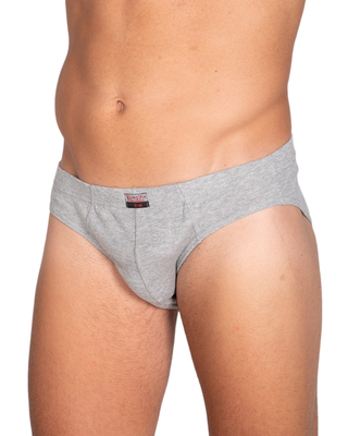 Mens briefs monochrome #115, Light grey, medium