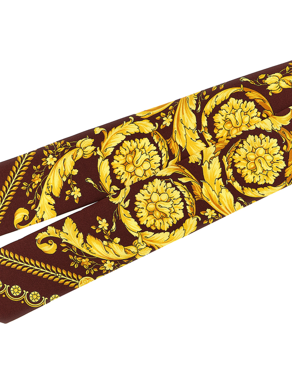 Multicolor silk foulard-null