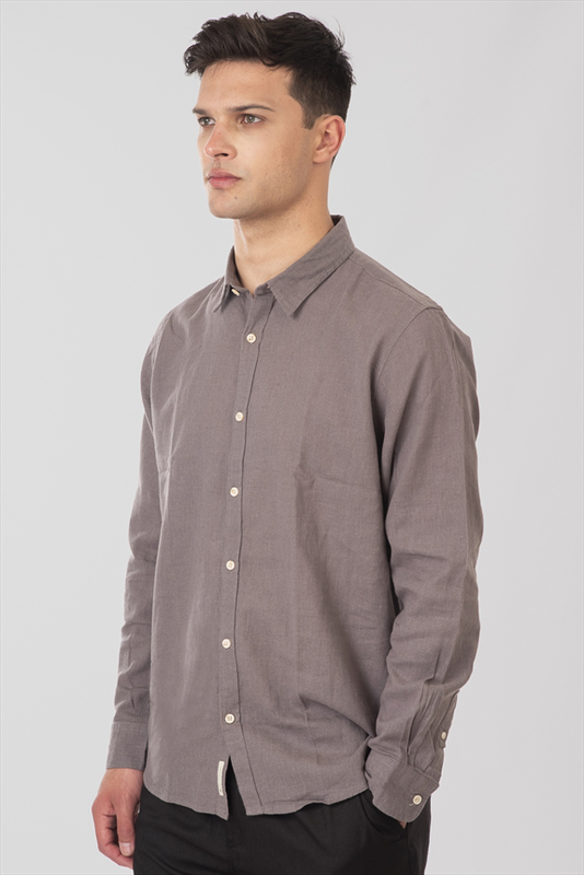 Product image: Rebase cotton lino textured shirt-null