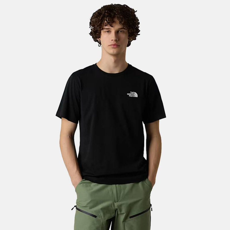 Men vertical logo short sleeves t-shirt-null