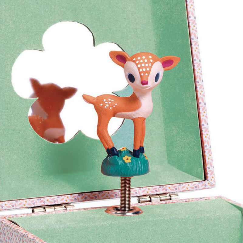 Product image: Woodland fawn musical box-null