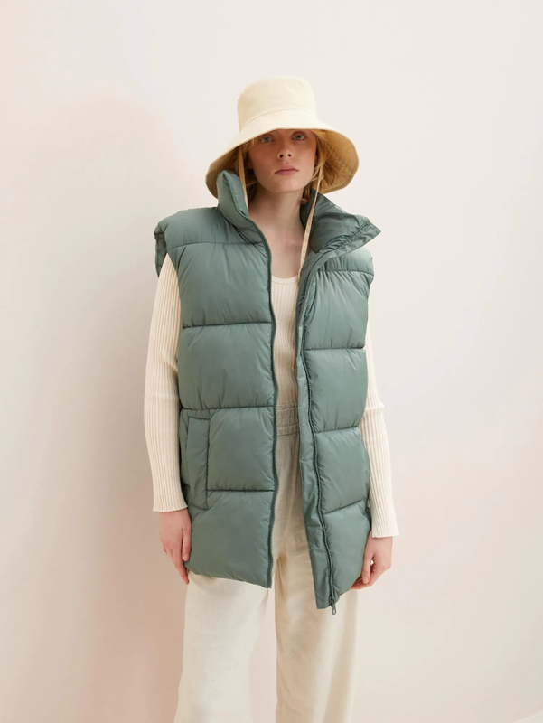 Belted puffer vet coat womens-null