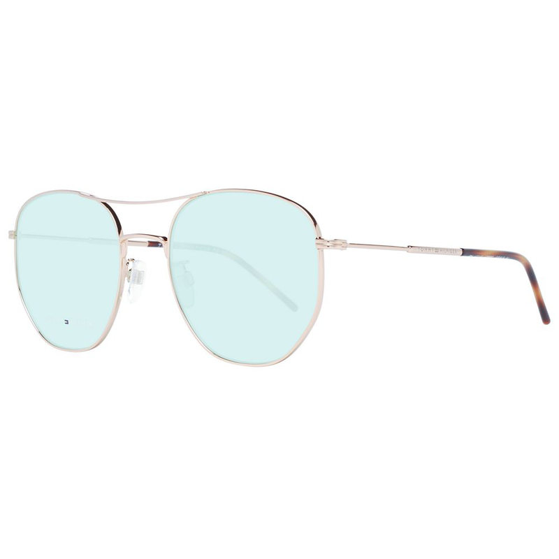 Rose gold metal sunglasses-null