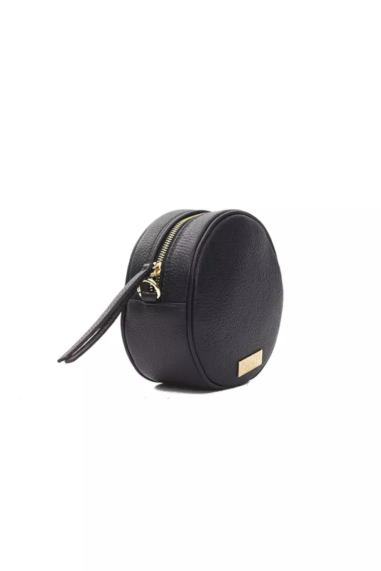 Gray leather women crossbody bag-null