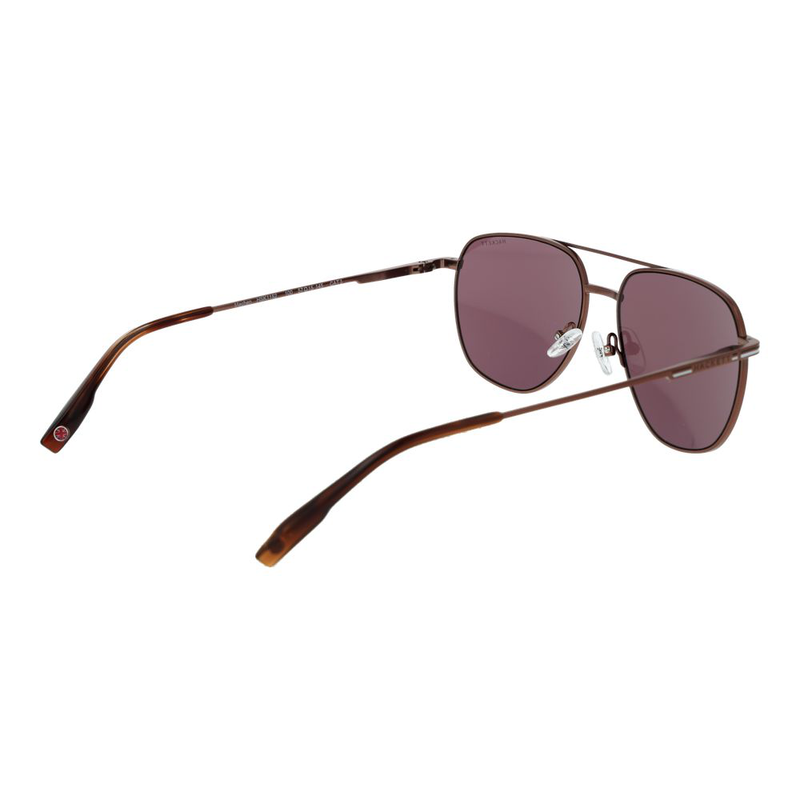 Brown metal sunglasses-null