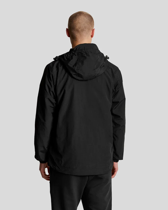 Zip through hooded jacket z865 jet black image number null