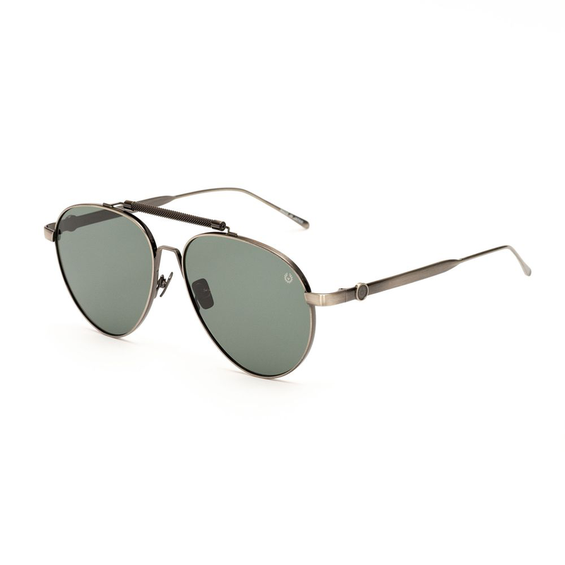 Gray stainless steel sunglasses-null