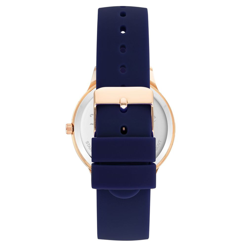 Blue synthetic bracelet watch-null