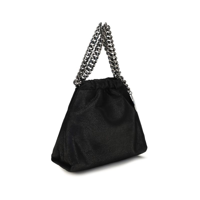 Black polyester handbag-null