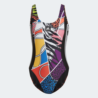 Adidas richi mnisi wmn swimsuit, Multicolor, medium