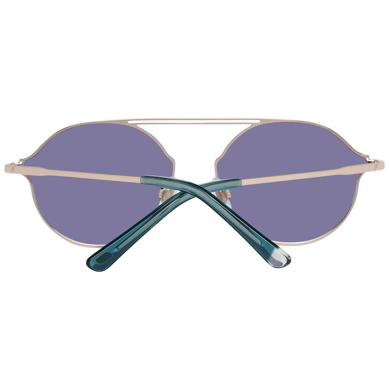 Rose gold metal sunglasses-null