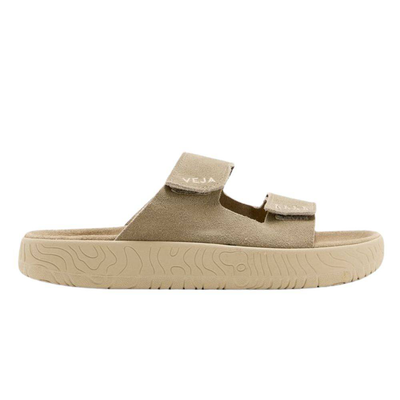 Veja etna suede soft sandal, Taupe, medium