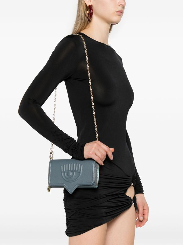 Chiara ferragni chained crossbody - anthracite-null
