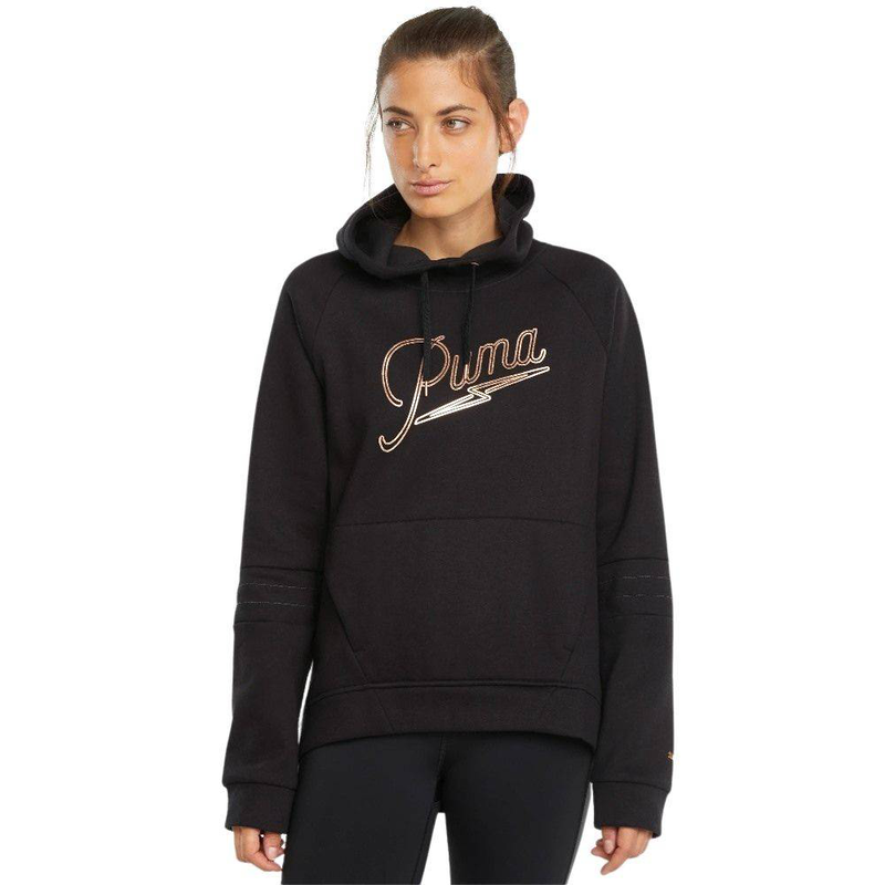 Womens moto relaxed fit hoodie-null
