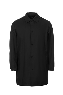 Black percy coat, Black, medium
