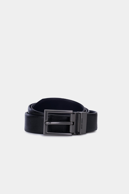 Belt double face buckle, Black, medium