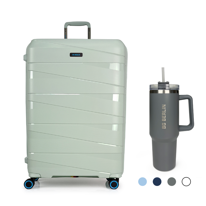 Bg berlin - ted large size & BG Tumbler Gift (4 wheel) 76cm/28in luggage, 20-23kg suitcase, mint image number null