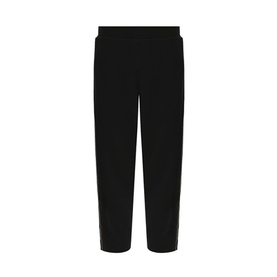 Black cotton joggers (workout pants), Black, medium