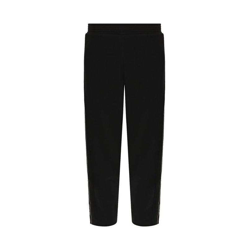 Black cotton joggers (workout pants)-null