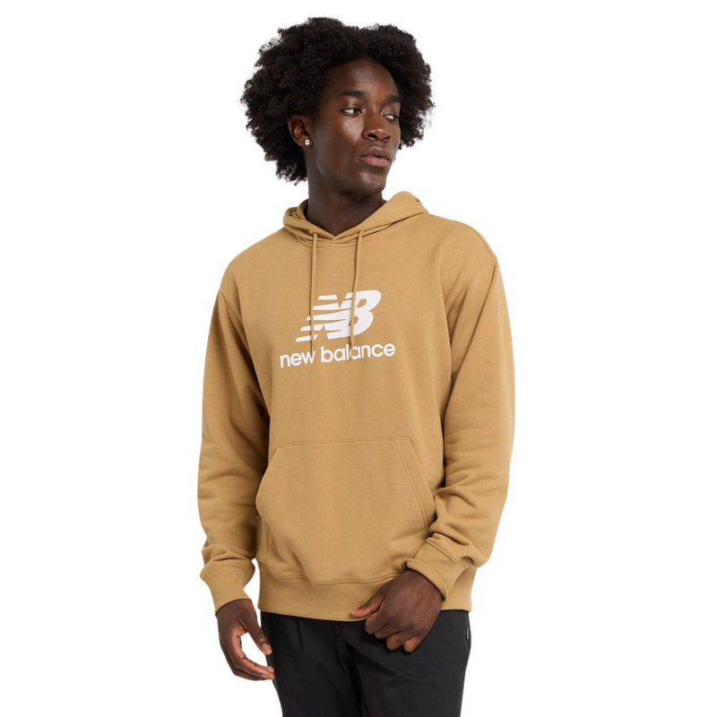 Stacked logo french terry hoodie-null