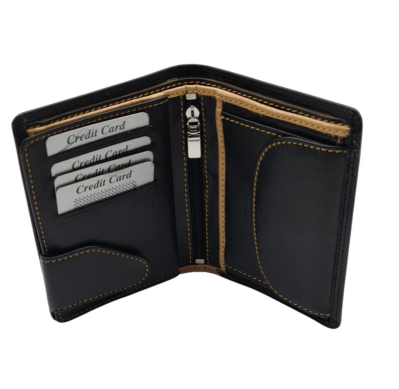 Migant design men leather wallet rfid 8095a-null