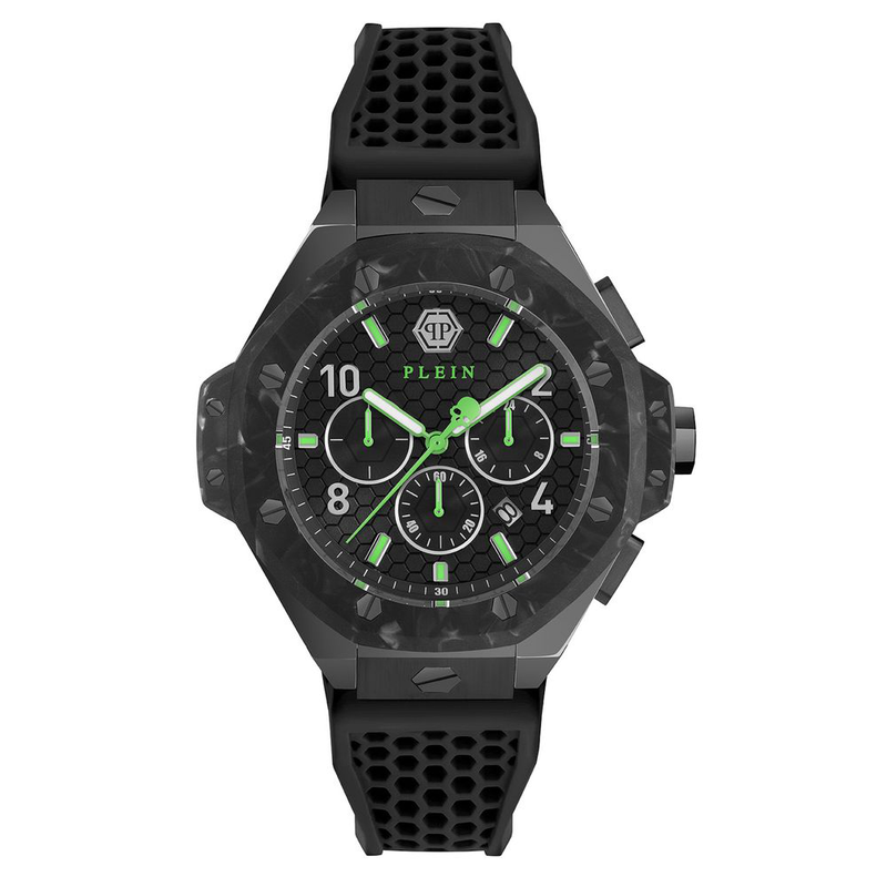 Black synthetic sport watch-null