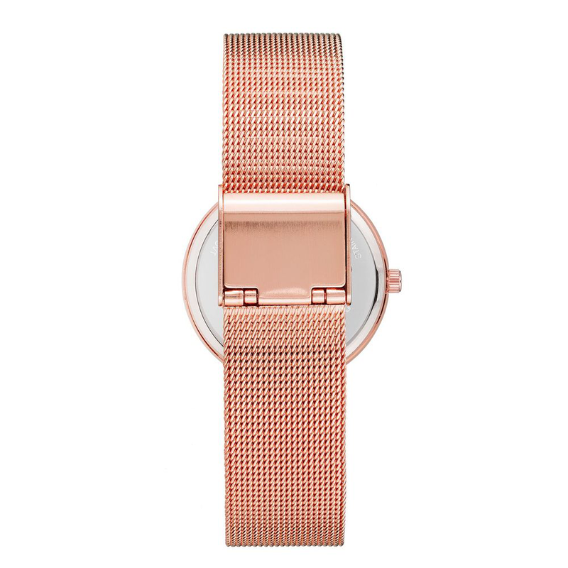 Multicolor stainless steel dress watch-null