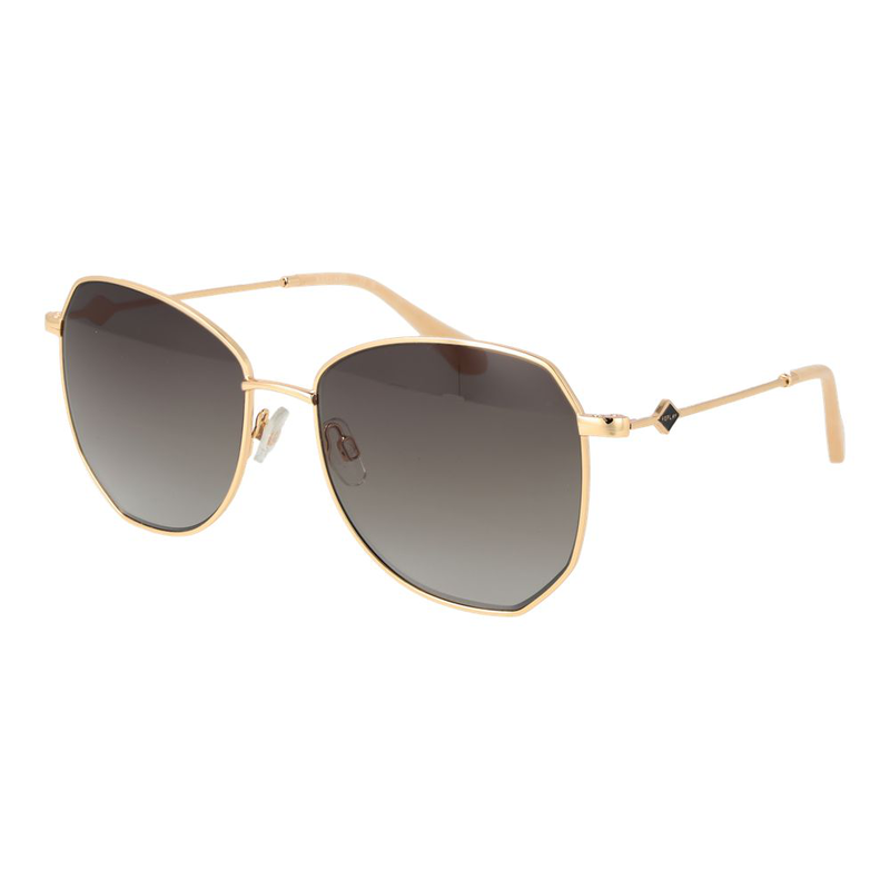 Gold metal sunglasses-null