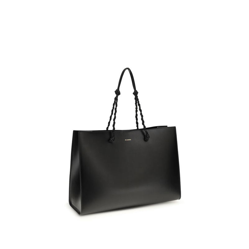 Black calf leather bos taurus shoulder bag-null