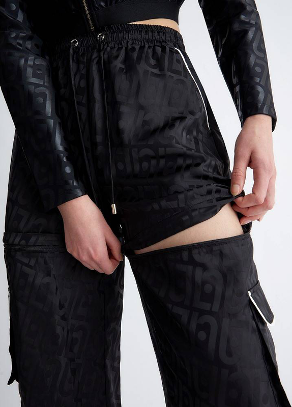 Liu Jo satin jacquard trousers-null