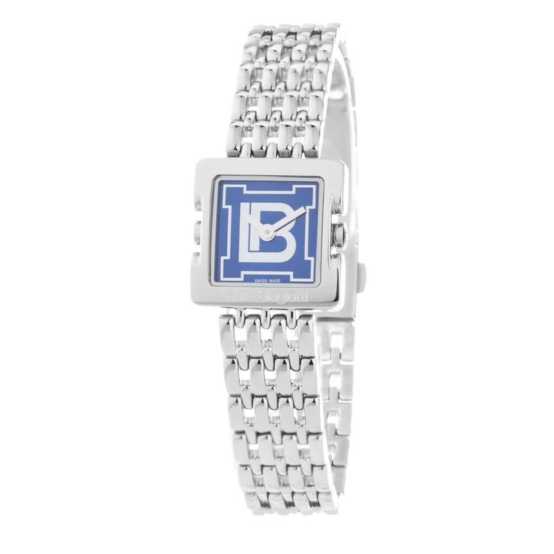 Gray stainless steel dress watch-null