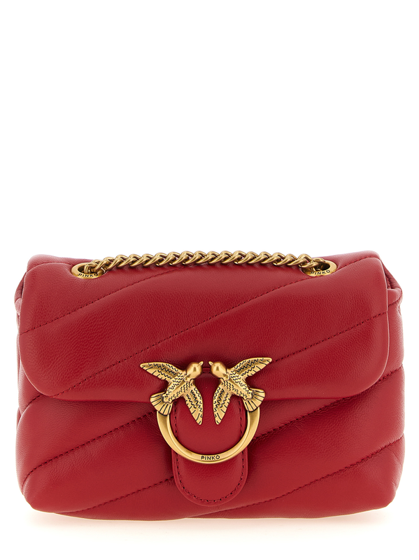 Multicolor lamb leather crossbody bag-null