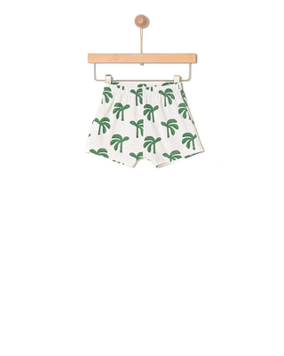 Σορτς οργανικο green palm trees allover