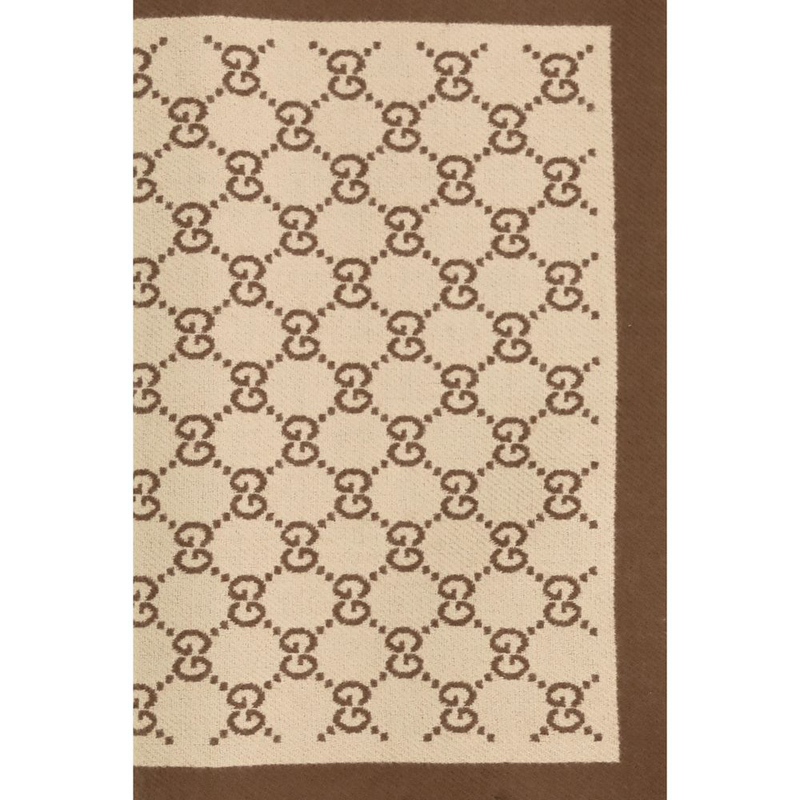 Beige wool oves aries scarf-null