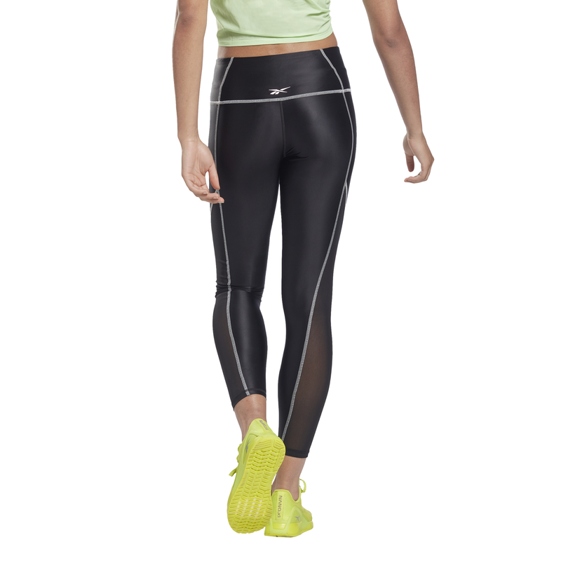 Reebok women studio shiny mesh tight (h51835)-null