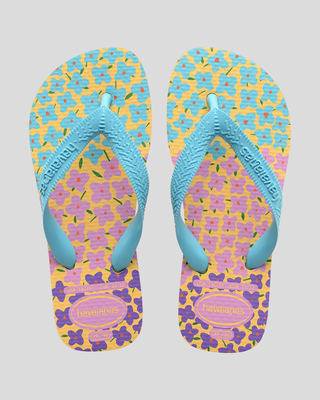 Havaianas kids flores, Yellow/blue, medium