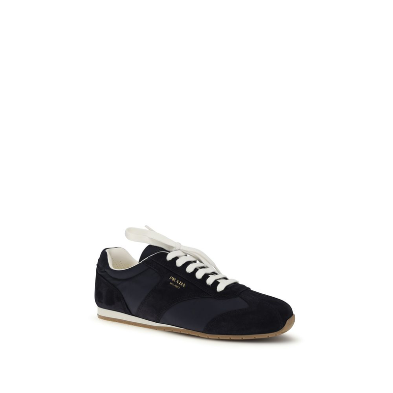 Blue calf leather bos taurus athletic sneakers-null