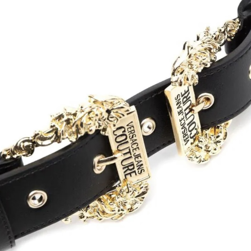 Double vintage buckle belt - 105-null