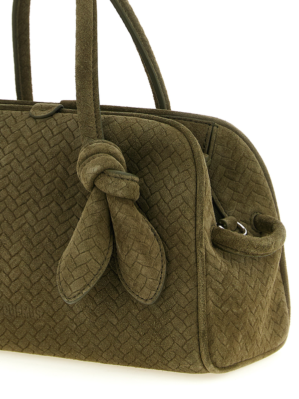 Bicolor calfskin handbag-null