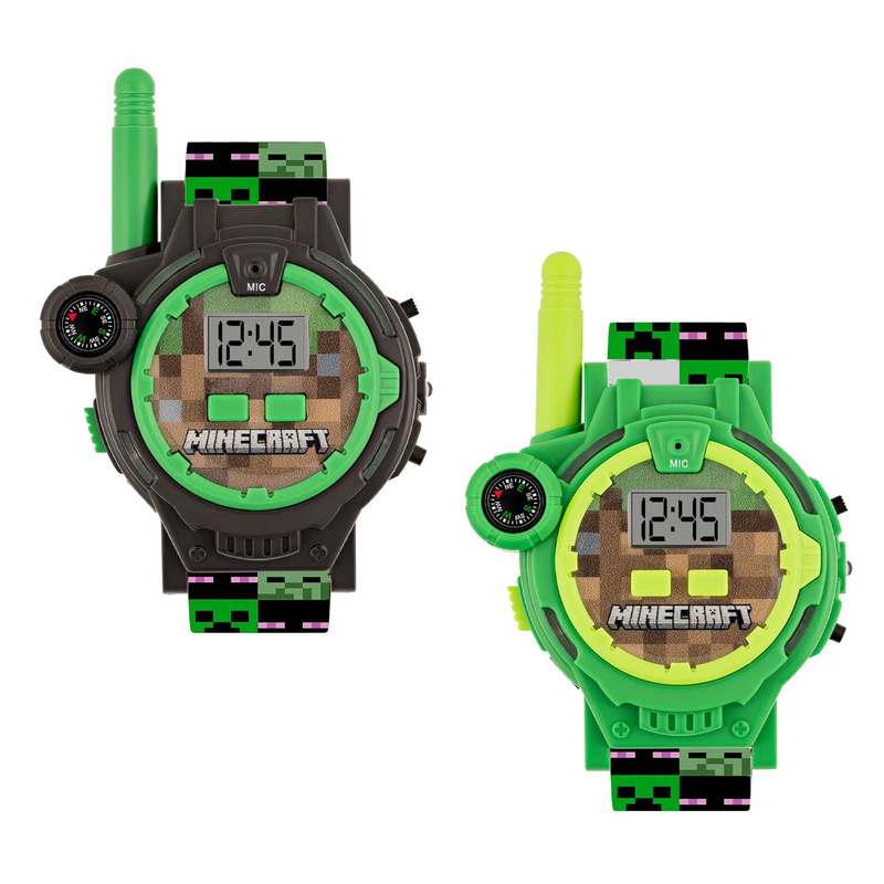 Minecraft boy's walkie talkie watch set 2 pcs image number null