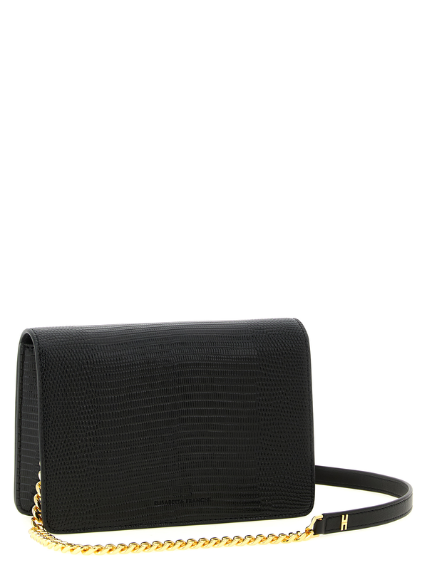 Black polyester clutch bag-null