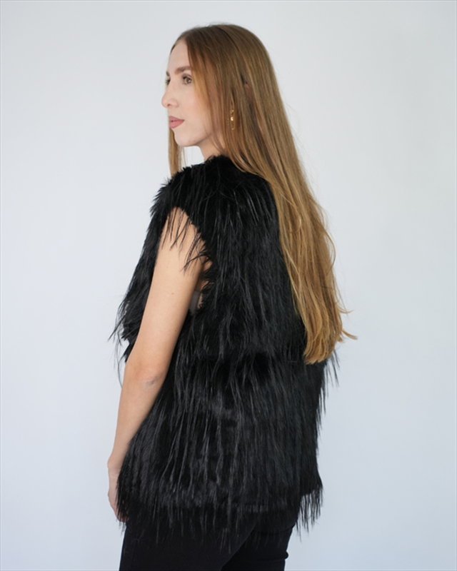Glamorous faux fur gilet ka7171-null