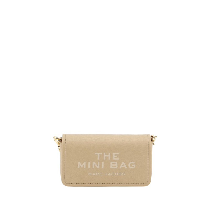 Beige calf leather bos taurus shoulder bag-null
