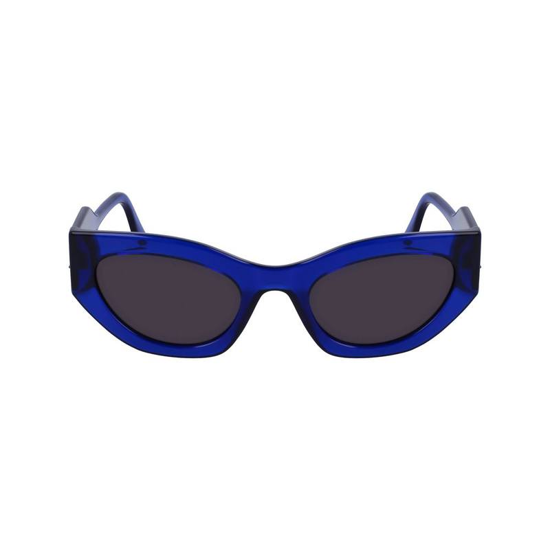 Blue injected sunglasses-null