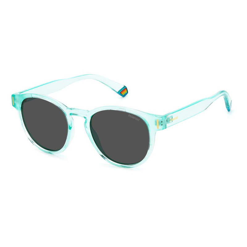Blue plastic sunglasses-null