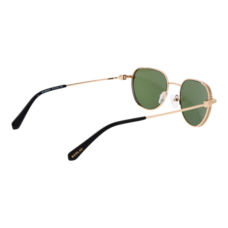 Gold metal sunglasses-null