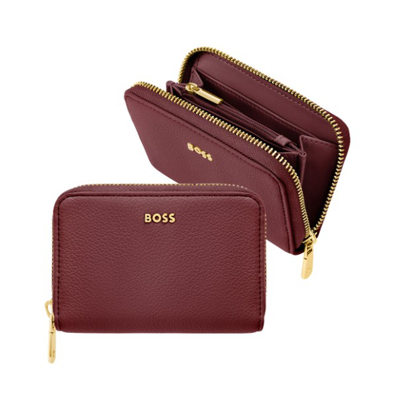 Boss money wallet signature lady burgundy-null