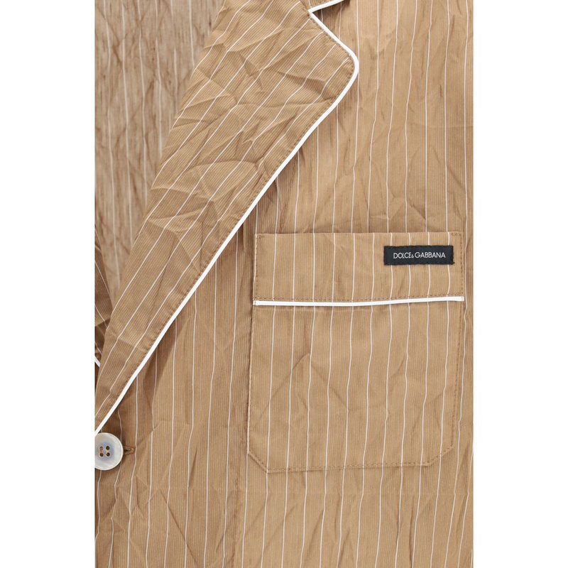 Beige linen robe-null