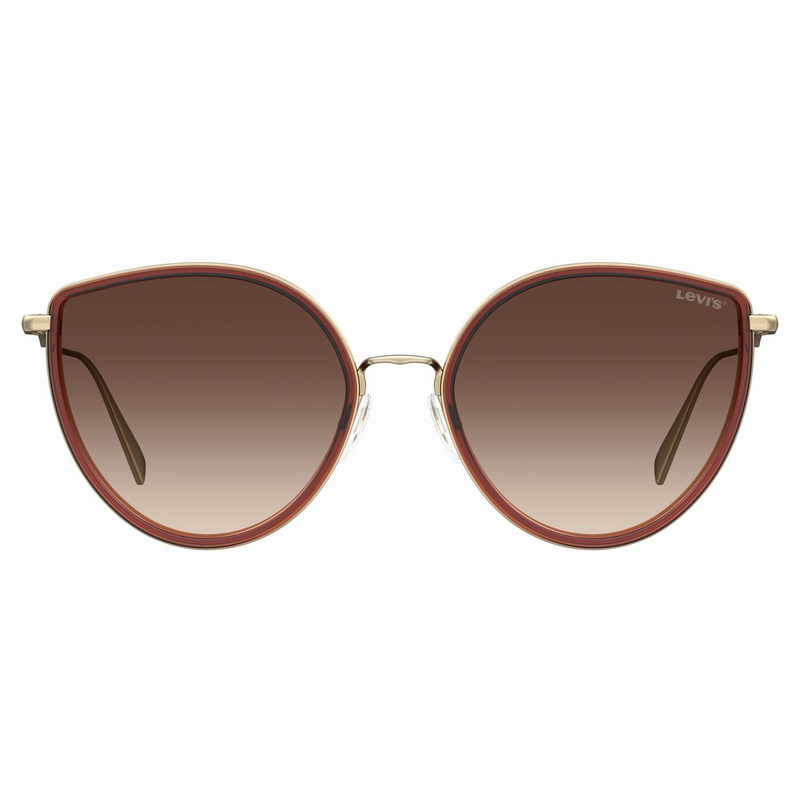 Brown metal sunglasses-null